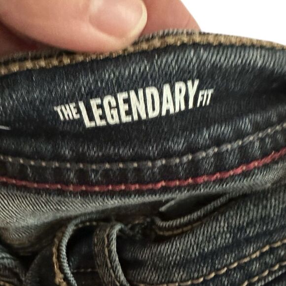 WallFlower  Blue Jeans Size 7 Boot Cut‎ , Distressed Women Blue Jeans - Picture 2 of 16